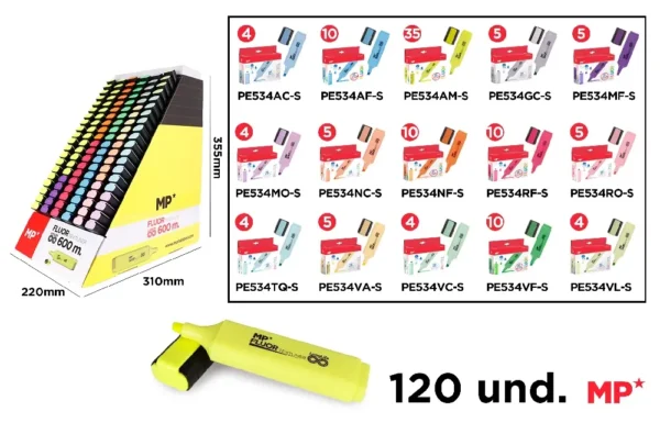 CARDBOARD HIGHLIGHTER DISPLAY