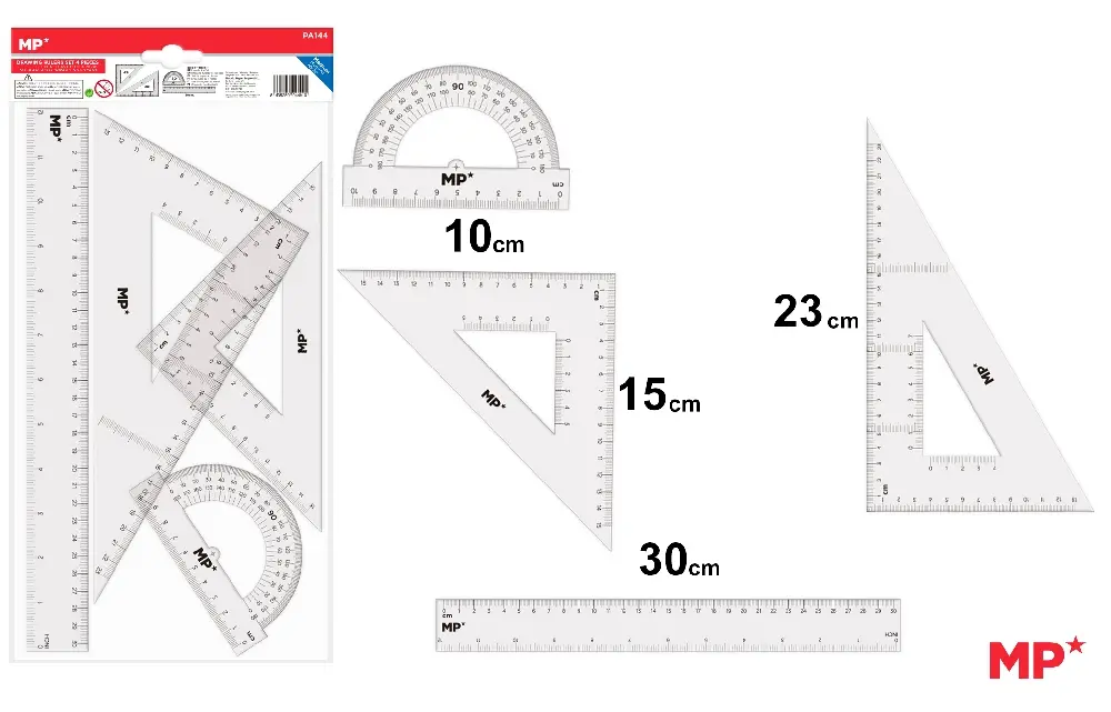 DRAWING RULES 4 PIECES