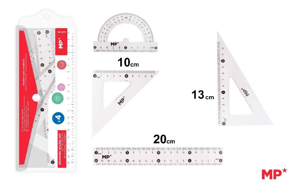 DRAWING RULES 4 PIECES