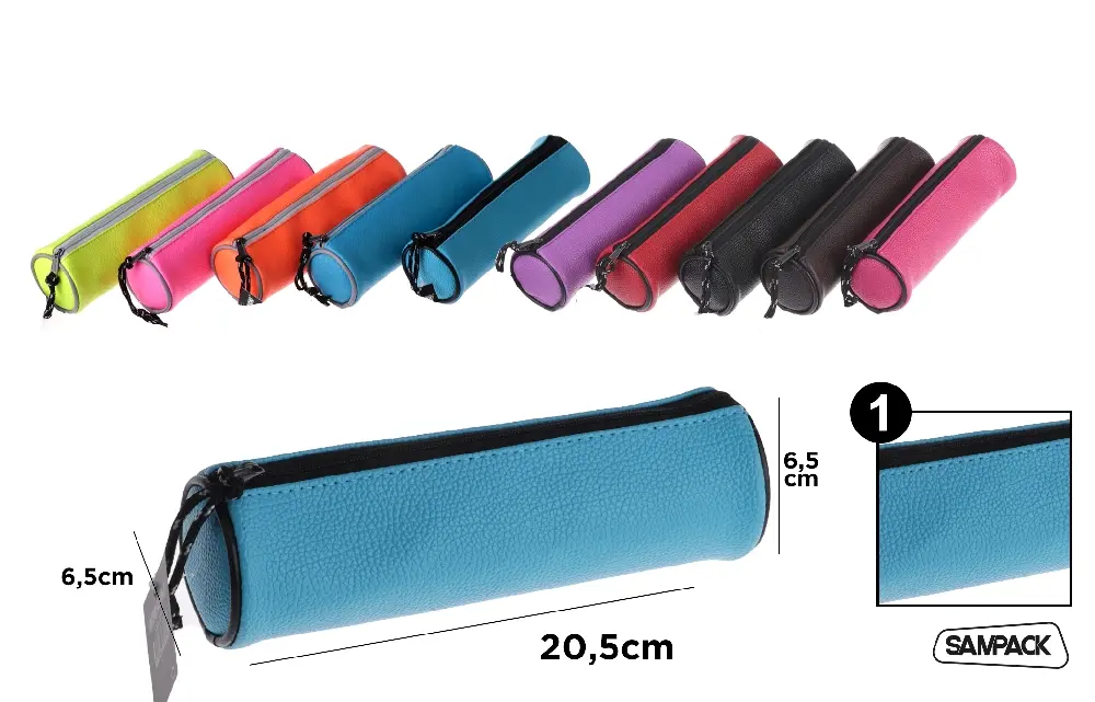 ROUND PENCIL CASE 20 x 6.5 x 6.5 c