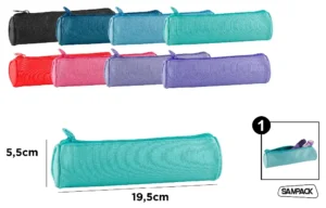 1 ROUND ZIPPER CASE 19.5 x 5