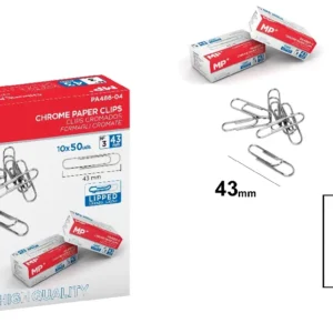 CHROME CLIPS 43 mm BOX 50 PCS x 10