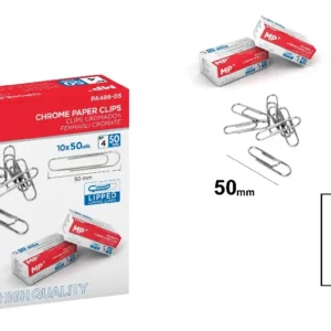 CHROME CLIPS 50 mm BOX 50 PCS x 10