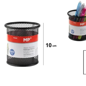 BLACK WHITE PP PLASTIC PENCIL HOLDER.