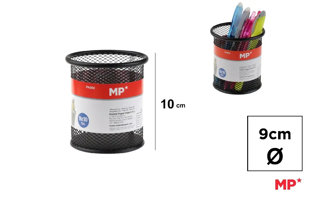 ROUND PENCIL HOLDER 10 x 9 cm