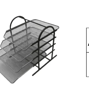 A4 PAPER HOLDER 4 SHELVES