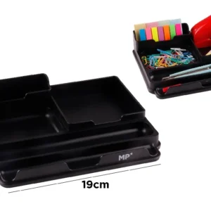 BLACK DESK ORGANIZER