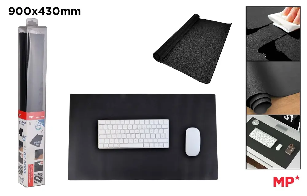 BLACK TABLE COVER 60X35CM