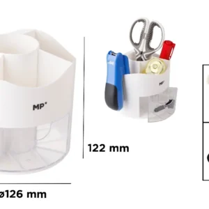 ROTATING PENCIL HOLDER WITH DRAWER 126X122
