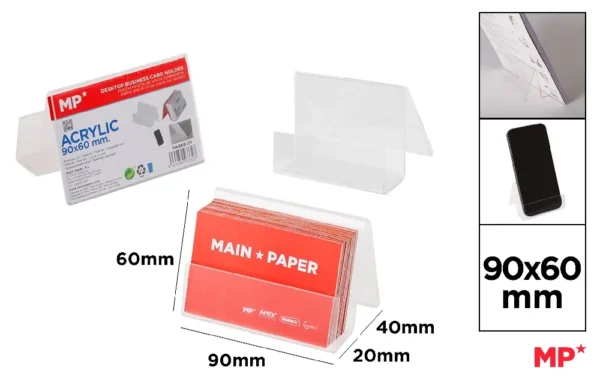 BUSINESS CARD HOLDER 60*90MM