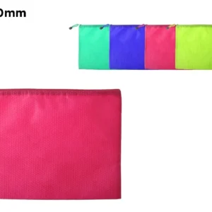 A4 fabric zipper folder