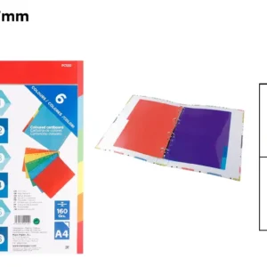 6 COLOR A4 CARDBOARD SEPARATORS