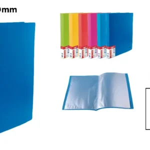 FOLDER WITH 40 A4 COVERS FLUORESCENT COVER.