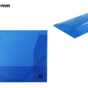 A4 TRANSLUCENT FOLDER WITH FLAP AND ELASTIC BAND