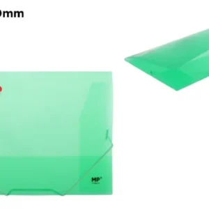 A4 TRANSLUCENT FOLDER WITH FLAP AND ELASTIC BAND