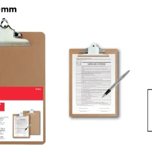 A4 WOODEN NOTE HOLDER WITH CLIP
