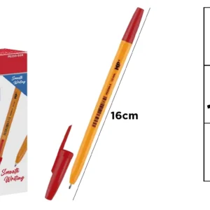 RED SOFT TIP PENS 1.0 mm 50 PCS