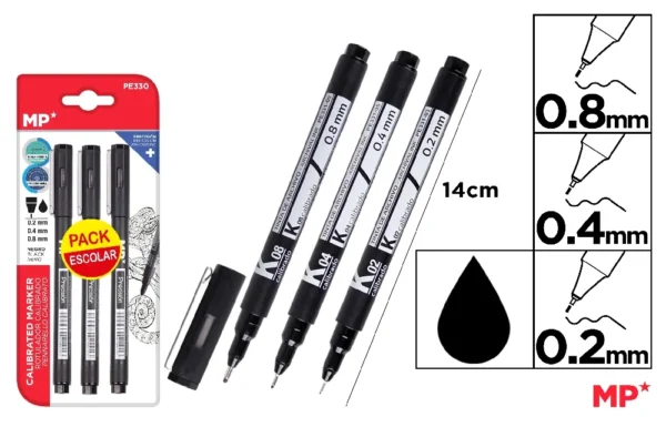 CALIBRATED MARKER PACK 0.2 mm 0.4 mm
