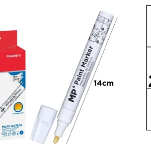 WHITE PAINT MARKER.