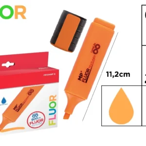 ORANGE FLUORESCENT MARKER.