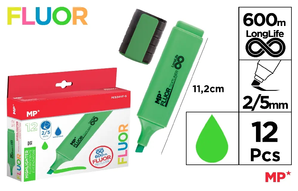 GREEN FLUORESCENT MARKER.
