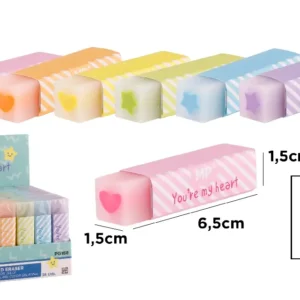 JELLY COLOR ERASER.
