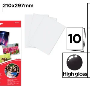PHOTOGRAPHIC PAPER 10 A4 SHEETS.