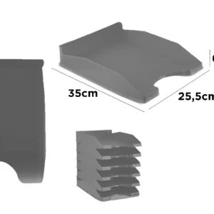 BLACK OFFICE TRAY.