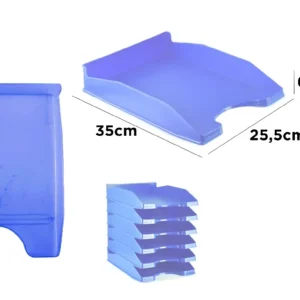 BLUE OFFICE TRAY.