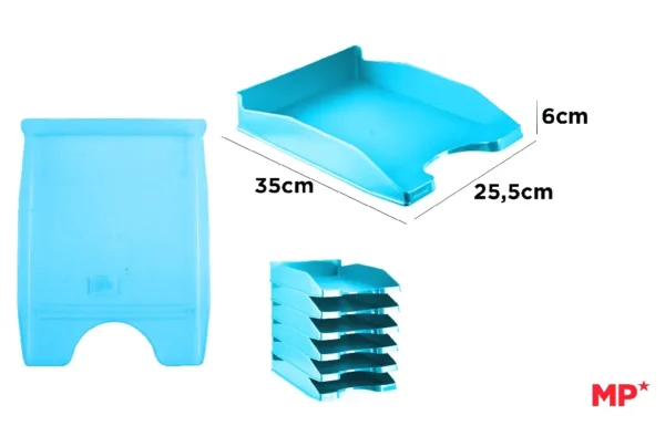 TURQUOISE OFFICE TRAY