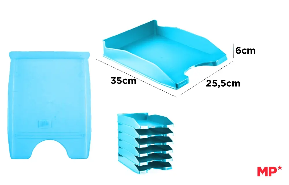 TURQUOISE OFFICE TRAY