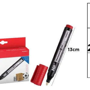 RED PERMANENT MARKER.