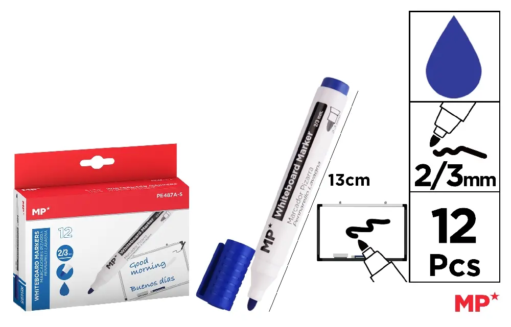 BLUE WHITEBOARD MARKER.