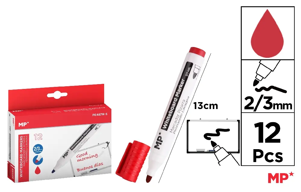 RED WHITEBOARD MARKER.
