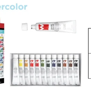 WATERCOLOR PAINT 12 TUBES.