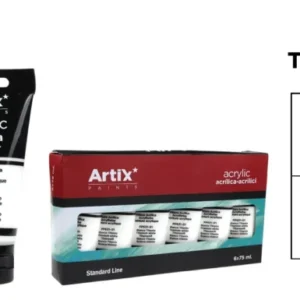 WHITE ACRYLIC PAINT 75 ml