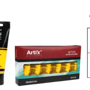 Medium Yellow Acrylic Paint 75 ml