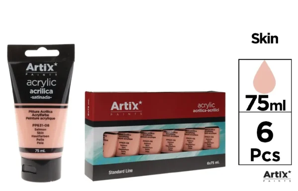 ACRYLIC PAINT TUBE 75 ml