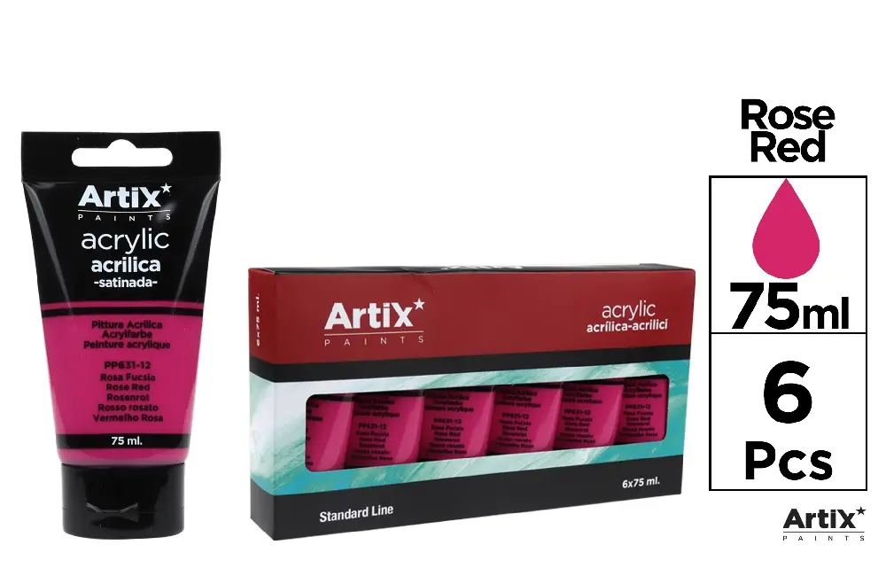 FUCHSIA PINK ACRYLIC PAINT 75 ml