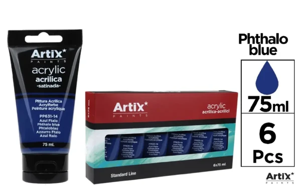 PHTHAL BLUE ACRYLIC PAINT 75 ml