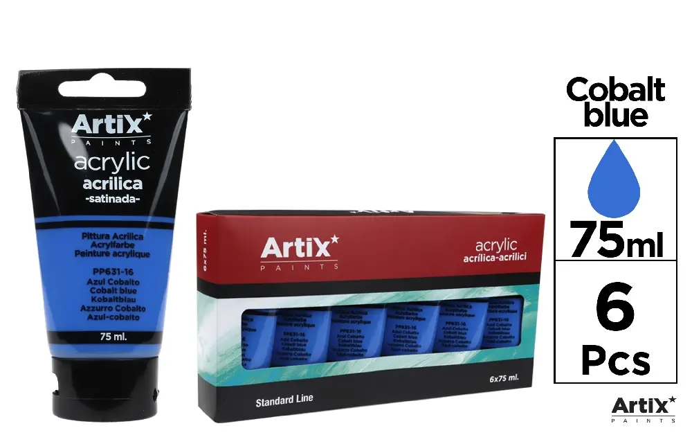 COBALT BLUE ACRYLIC PAINT 75 ml