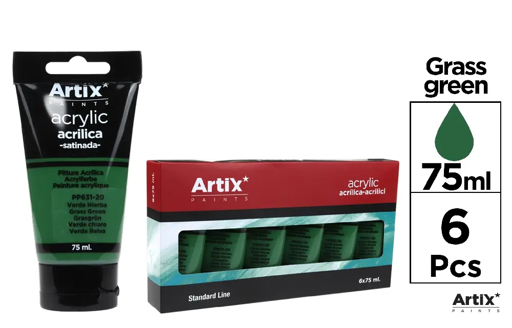 GRASS GREEN ACRYLIC PAINT 75 ml