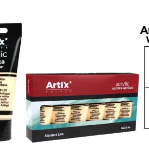 ANTIQUE WHITE ACRYLIC PAINT 75 ml