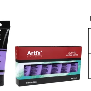 GLOSSY PURPLE ACRYLIC PAINT 75 ml