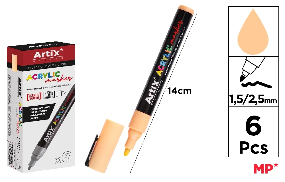 VANILLA ACRYLIC MARKER.