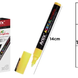 YELLOW ACRYLIC MARKER.