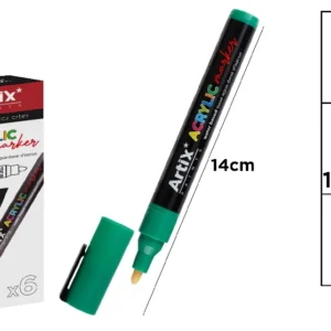 GREEN ACRYLIC MARKER.