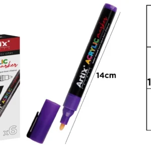 PURPLE ACRYLIC MARKER.