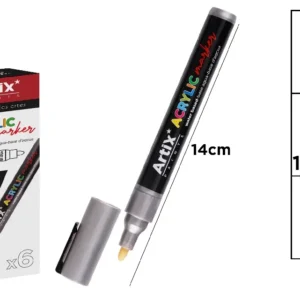 SILVER ACRYLIC MARKER.