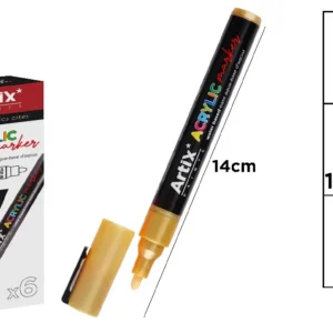 GOLD ACRYLIC MARKER.